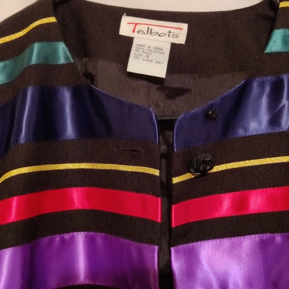 Talbots Multi Color Blazer - Picture 2 of 2